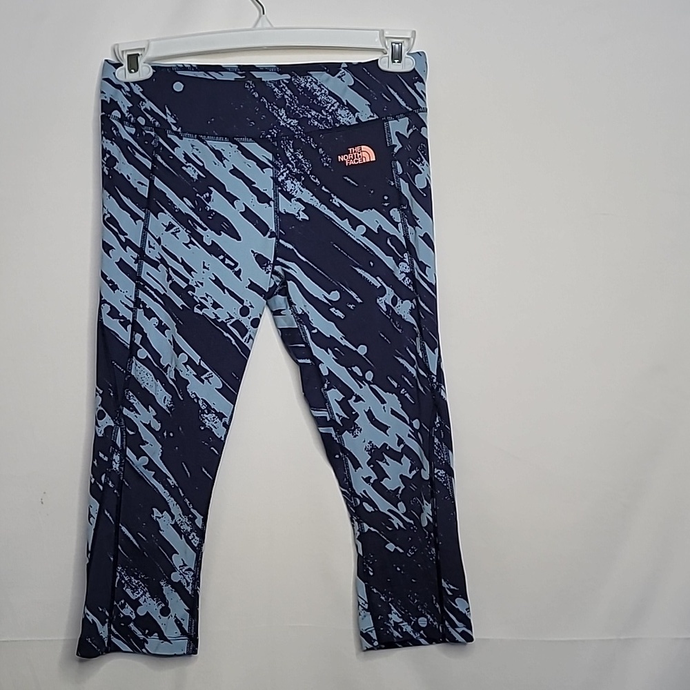 The North Face blue legging capris workout pull on size Medium